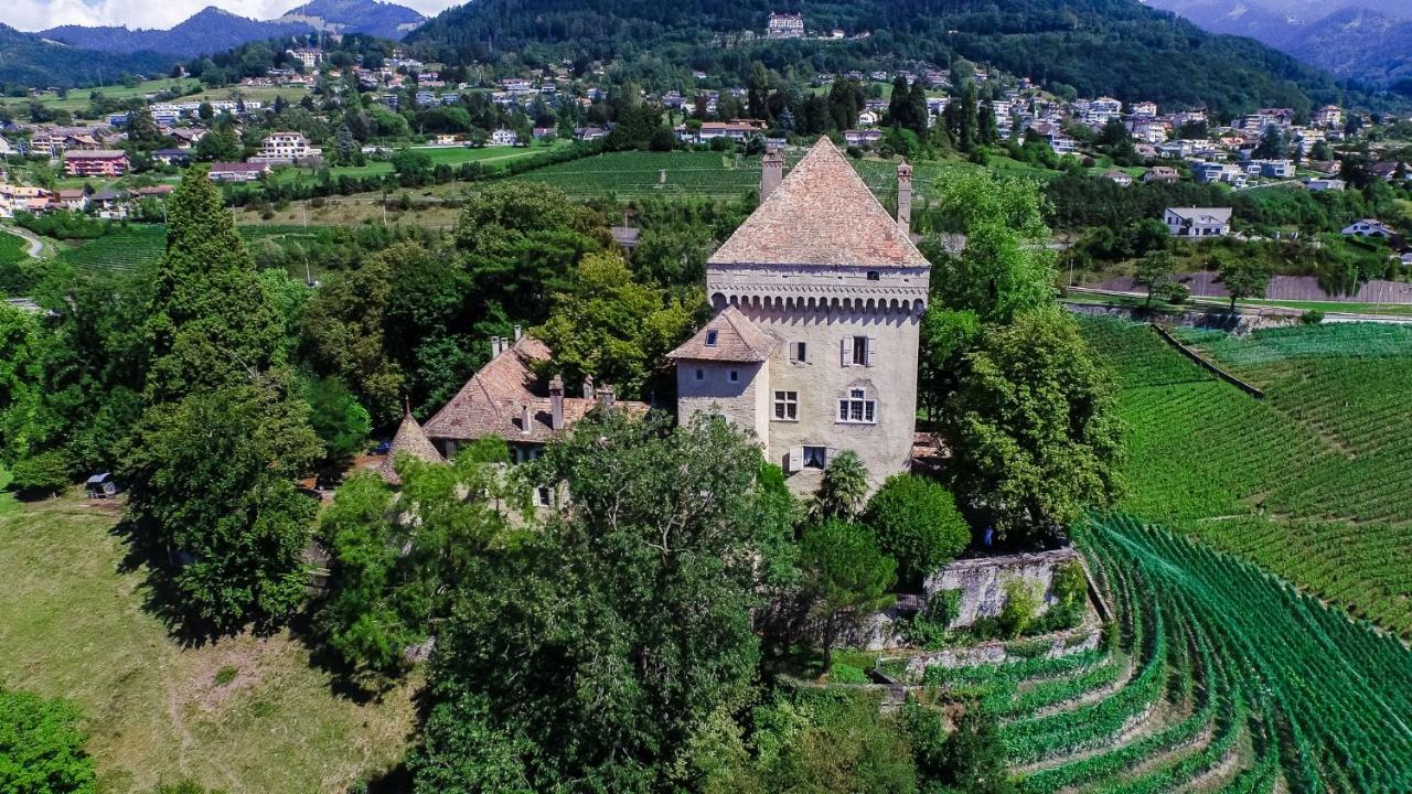 Chateau Du Chatelard Montreux Bagian luar foto